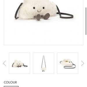 Jellycat cloud crossbody bag [with tag, brand new]